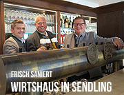 traditionsreich und gemütlich: „Wirtshaus in Sendling“ wurde wiedereröffnet - frisch renoviert und mit neuem Pächter  (©Foto: Anette Baronikians)